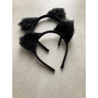 ハロウィン仮装　猫耳カチューシャ1つ(小道具)