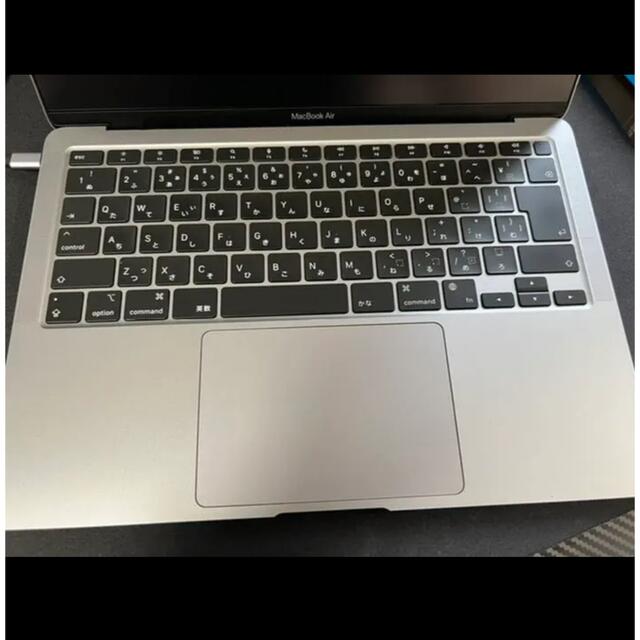 Mac (Apple)(マック)のM1 macbookair 8GB 256GB スペースグレイ スマホ/家電/カメラのPC/タブレット(ノートPC)の商品写真