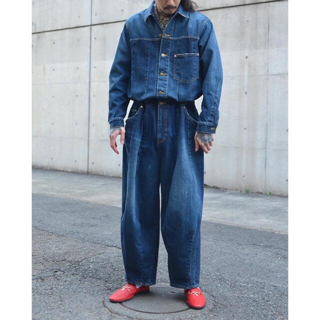 Needles(ニードルス)のNeedles H.D. ALL IN ONE 12OZ DENIM Sサイズ メンズのパンツ(サロペット/オーバーオール)の商品写真