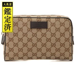 グッチ(Gucci)のグッチ ウェストバッグ ブラウン GGキャンバス アウトレット【430】(ボディーバッグ)