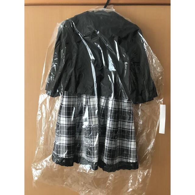 シルバー金具 新品!組曲 黒 ワンピース 2点セット サイズL