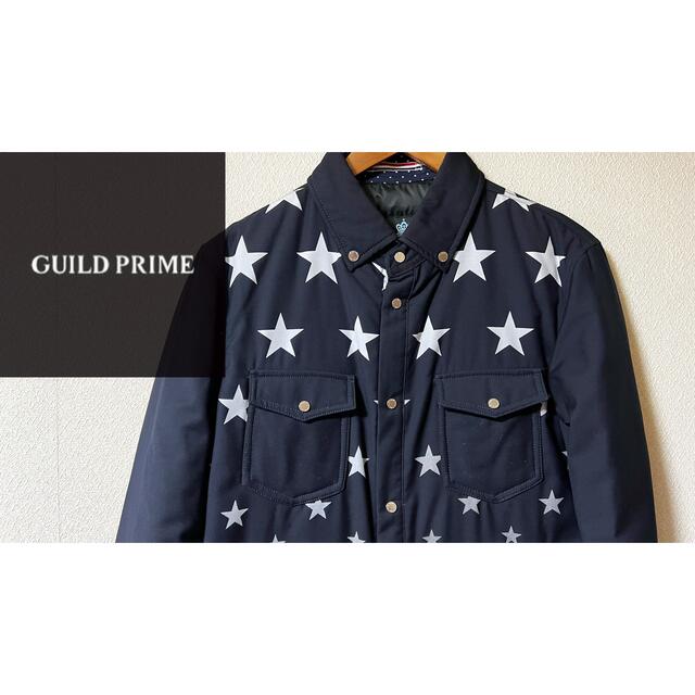 BayflowベイフローGUILD PRIME ギルドプライム　ラブレス　シャツダウン　星柄　スター