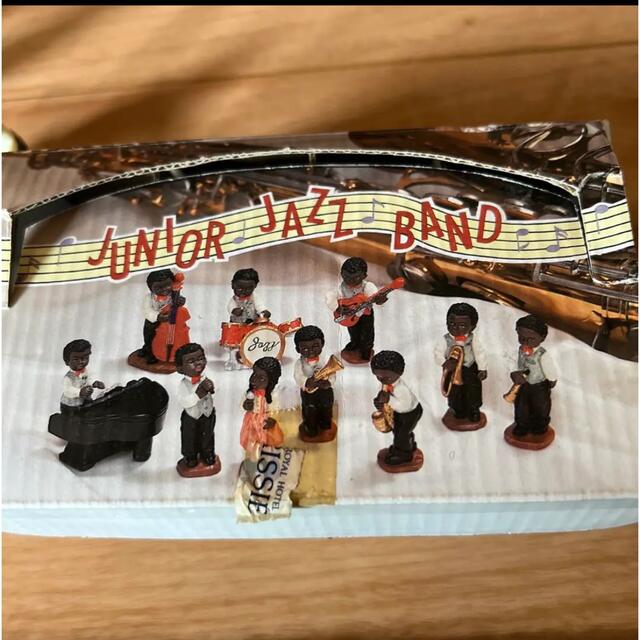 黒人 JAZZ フィギュア / junior jazz  band 1995 インテリア/住まい/日用品のインテリア小物(置物)の商品写真