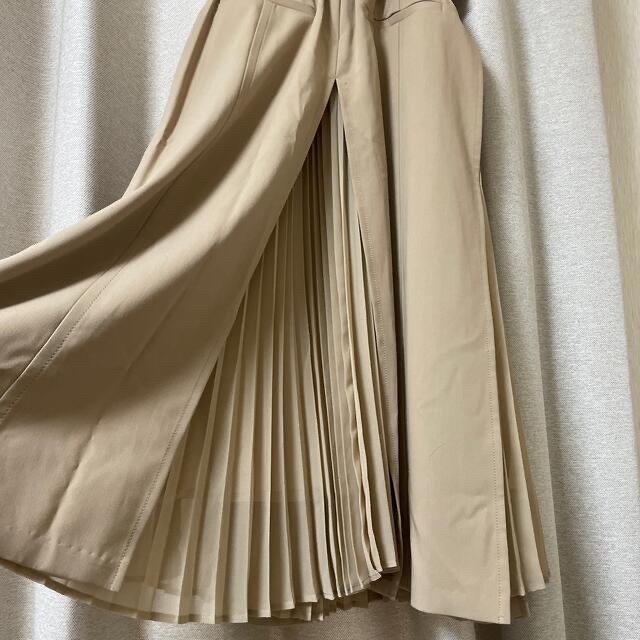 FRAY I.D(フレイアイディー)のフレイアイディー　プリーツコンビスカート　秋服　トレンチ型　サイズ2   レディースのスカート(ロングスカート)の商品写真