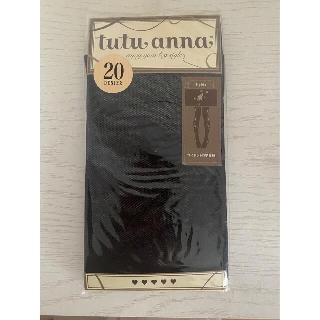 tutuanna(チュチュアンナ)のtutuanna 黒柄タイツ レディースのレッグウェア(タイツ/ストッキング)の商品写真