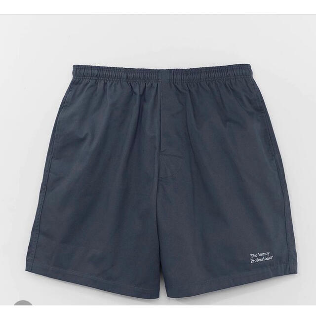 1LDK SELECT(ワンエルディーケーセレクト)のEnnoy cotton easy shorts ネイビー　L メンズのパンツ(ショートパンツ)の商品写真