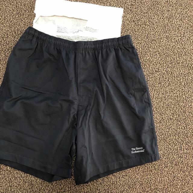 1LDK SELECT(ワンエルディーケーセレクト)のEnnoy cotton easy shorts ネイビー　L メンズのパンツ(ショートパンツ)の商品写真