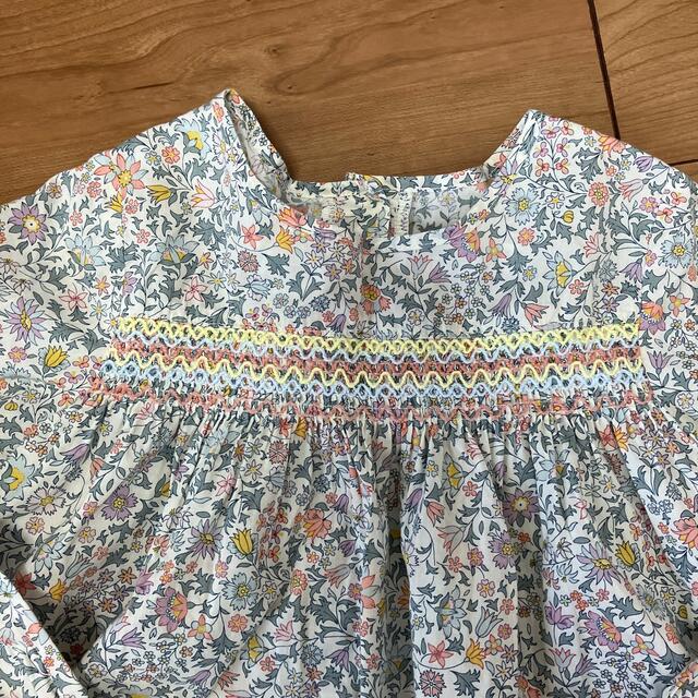 SHIPS KIDS(シップスキッズ)のシップス　リバティ ブラウスとスカートのセット キッズ/ベビー/マタニティのキッズ服女の子用(90cm~)(ブラウス)の商品写真