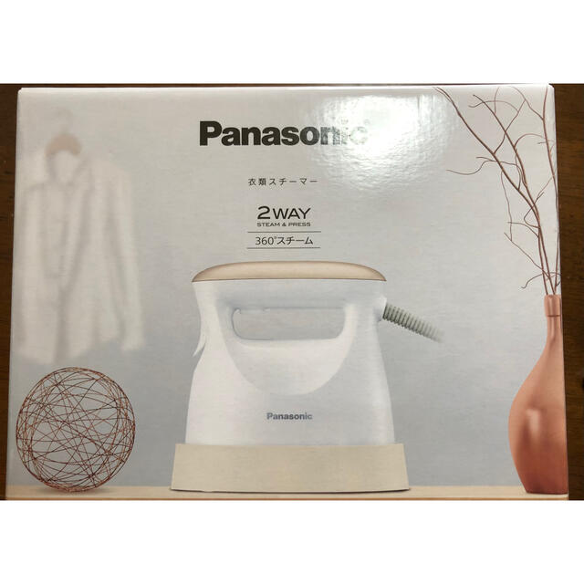 新品未使用・展示品】Panasonic 衣類スチーマー NI-FS570-PNの通販 by
