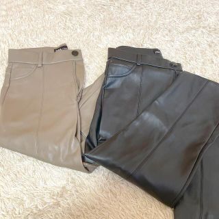 ザラ(ZARA)のZARAレザースキニー(スキニーパンツ)