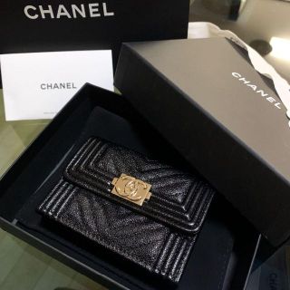 CHANEL - シャネル ミニ財布 チェーンウォレット バッグ ボーイ ...