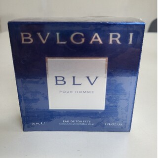 ブルガリ(BVLGARI)の新品未開封BVLGARI　ブルガリブループールオム　オードトワレ30ml(香水(男性用))