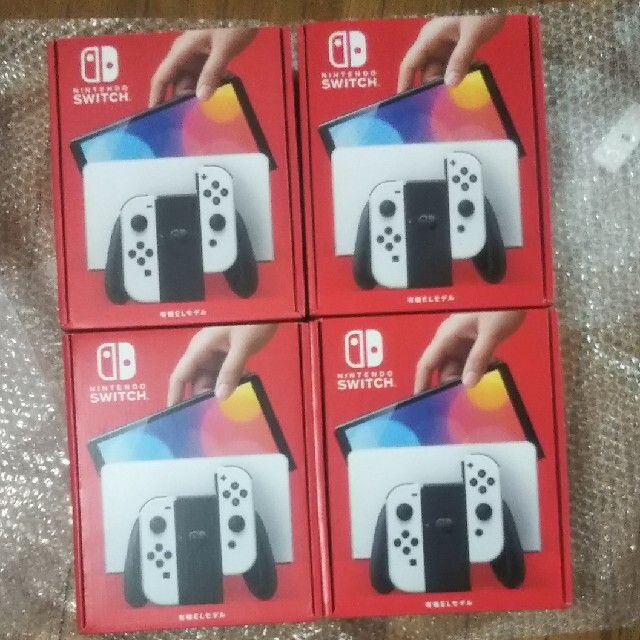 新品、未使用 ニンテンドースイッチNintendo Switch 有機EL×4