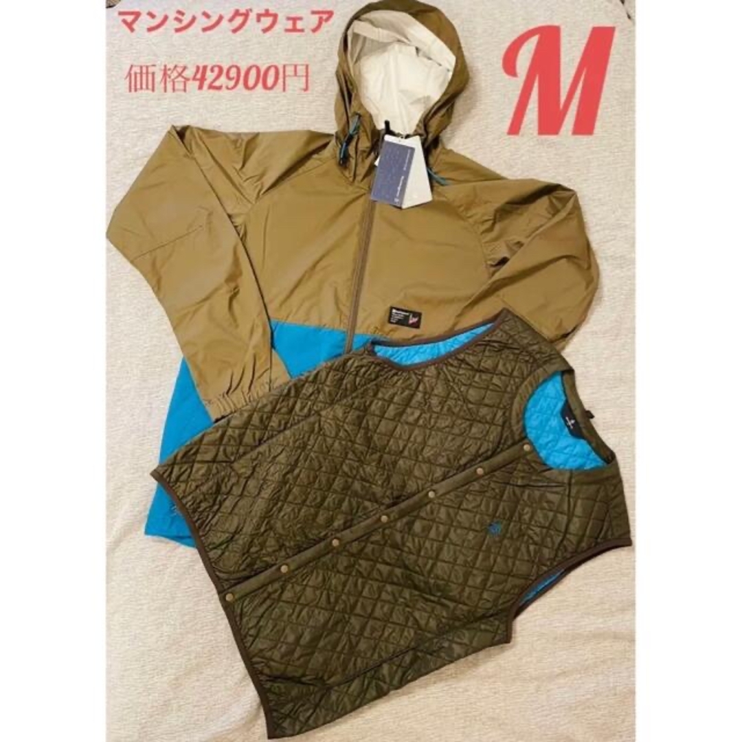 Munsingwear(マンシングウェア)の【3way/2枚組】マンシングウェア　マウンテンパーカー メンズ 中綿　M スポーツ/アウトドアのゴルフ(ウエア)の商品写真