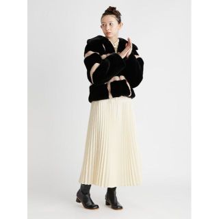 ファーファー シャツワンピース ワンピースの通販 60点 | fur furの セール安い 新品未使用 fur fur 麻花柄ワンピース ひざ丈ワンピース