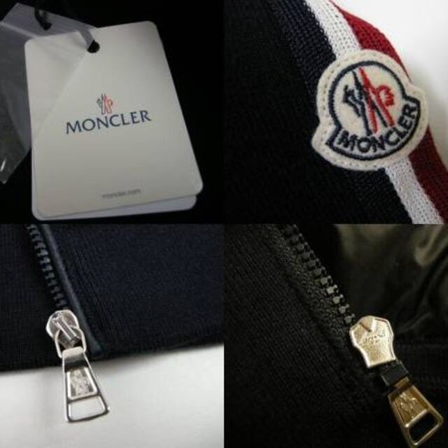 MONCLER(モンクレール)のキッズ8A(8才相当)◆新品本物◆モンクレール ニット切替ライトダウンジャケット キッズ/ベビー/マタニティのキッズ服男の子用(90cm~)(ジャケット/上着)の商品写真