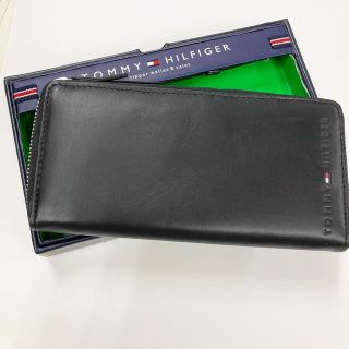 トミーヒルフィガー(TOMMY HILFIGER)のトミーヒルフィガー　長財布　メンズ　財布　新品未使用　革スレ傷　箱破れ有(長財布)