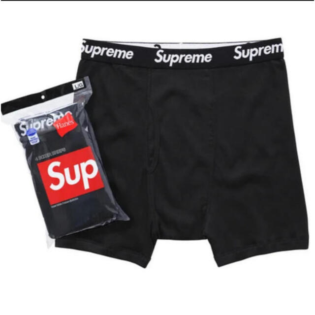 Supreme Hanes ボクサーパンツ　2枚　XL