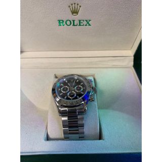 ロレックス(ROLEX)のROLEX ロレックス  デイトナ  文字盤黒(腕時計(アナログ))