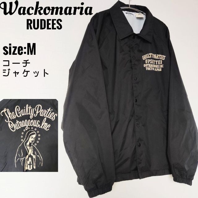 WACKO MARIA(ワコマリア)のWACKOMARIA コーチジャケット ナイロンジャケット サイズM マリア メンズのジャケット/アウター(ナイロンジャケット)の商品写真