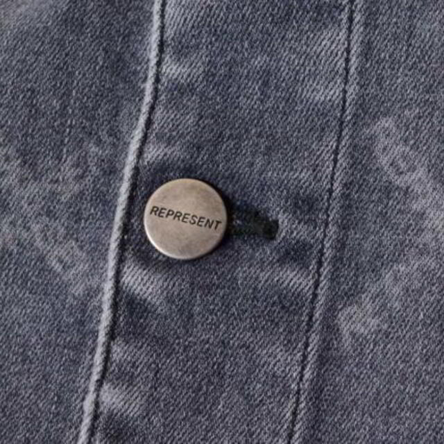 REPRESENT バックワッペン ヴィンテージ加工 デニム ジャケット メンズのジャケット/アウター(Gジャン/デニムジャケット)の商品写真
