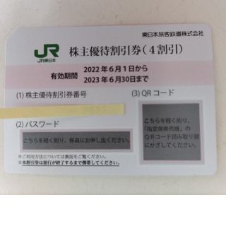 ジェイアール(JR)のJR東日本 東日本旅客鉄道株式会社株主優待割引券 1枚  かんたんラクマパック(その他)