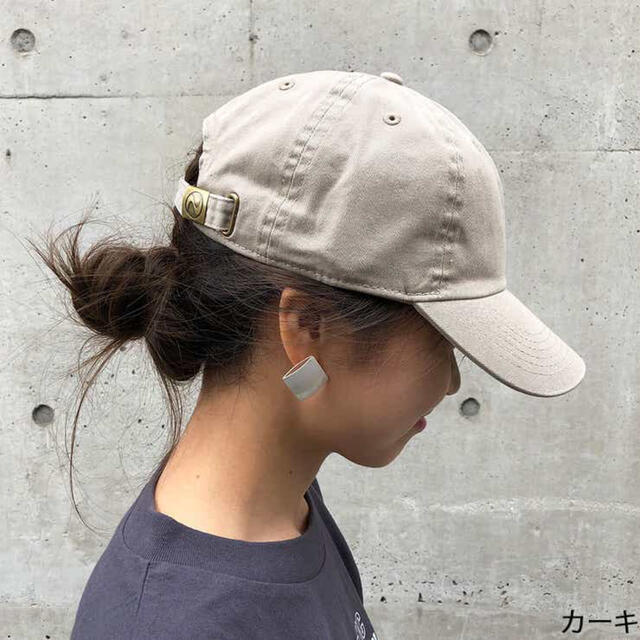 newhattan(ニューハッタン)の新品 ニューハッタン キャップ 帽子 cap レディースメンズ ベージュ系カーキ レディースの帽子(キャップ)の商品写真