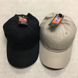 ニューハッタン(newhattan)の新品 ニューハッタン キャップ 帽子 cap レディースメンズ 黒カーキ 2個(キャップ)