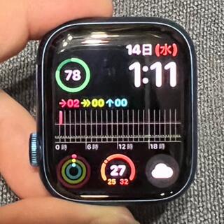 アップルウォッチ(Apple Watch)のApple Watch SERIES7 41mm GPS  ブルー(腕時計(デジタル))