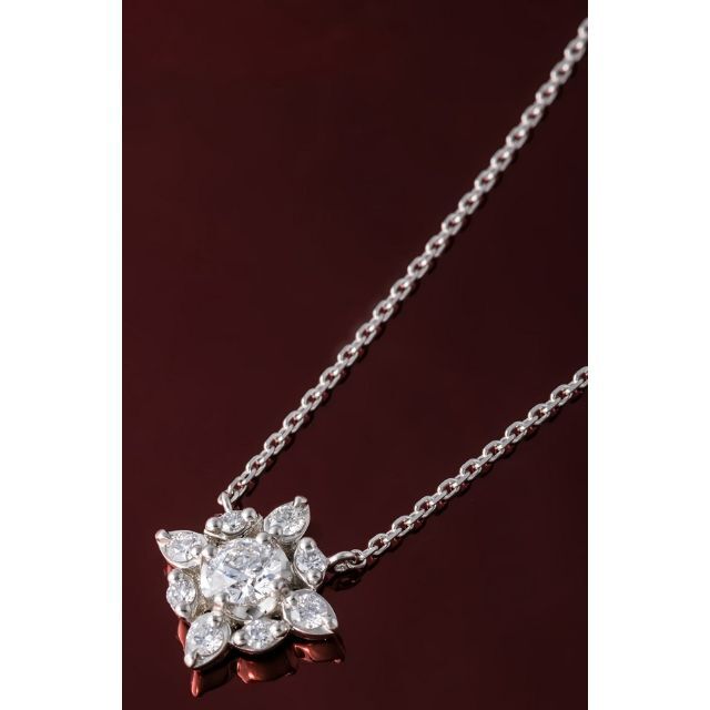 4℃(ヨンドシー)の4℃ Pt850 ダイヤモンド ネックレス 品番c21-271 レディースのアクセサリー(ネックレス)の商品写真