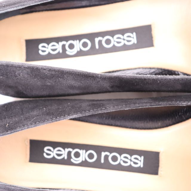 Sergio Rossi(セルジオロッシ)のSergio Rossi セルジオロッシ　フラットシューズ　レディース　黒　 レディースの靴/シューズ(ローファー/革靴)の商品写真