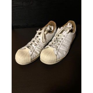 アディダス(adidas)のadidas SUPER STAR 白×白×ベージュ　(スニーカー)