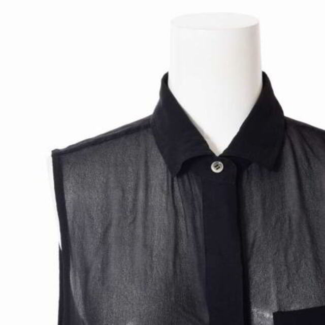 ENFOLD(エンフォルド)のENFOLD シルク ノースリーブ シャツ レディースのトップス(シャツ/ブラウス(半袖/袖なし))の商品写真