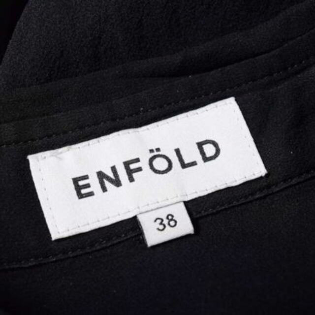 ENFOLD シルク ノースリーブ シャツ