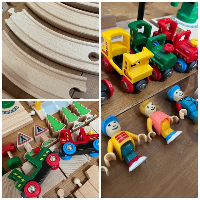 BRIO(ブリオ)の◆◇BRIO ブリオ 木製レール おもちゃ 全45点セット◇◆ キッズ/ベビー/マタニティのおもちゃ(電車のおもちゃ/車)の商品写真