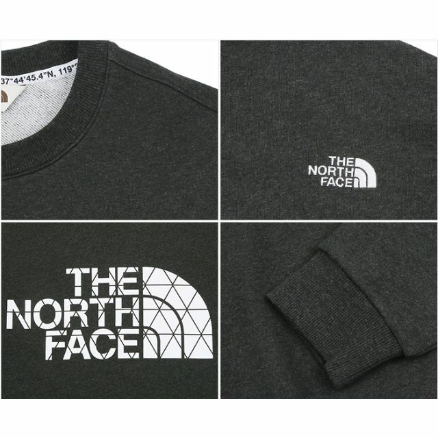 THE NORTH FACE(ザノースフェイス)のフォロー割✨ ノースフェイス スウェット トレーナー グレー/M K293A メンズのトップス(スウェット)の商品写真