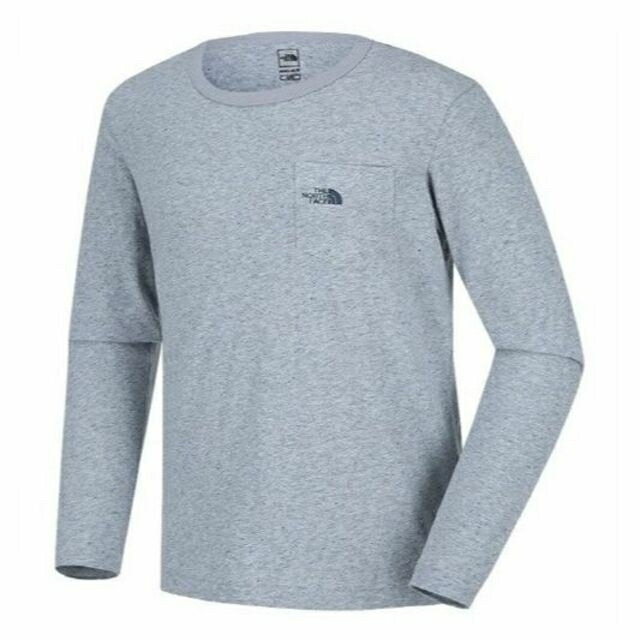 THE NORTH FACE(ザノースフェイス)の海外★ ノースフェイス Tシャツ 長袖 ラウンドT ロンT K125B メンズのトップス(Tシャツ/カットソー(七分/長袖))の商品写真