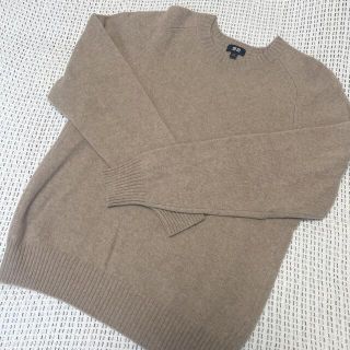 ユニクロ(UNIQLO)のUNIQLO プレミアムラムクルーネックセーター M(ニット/セーター)