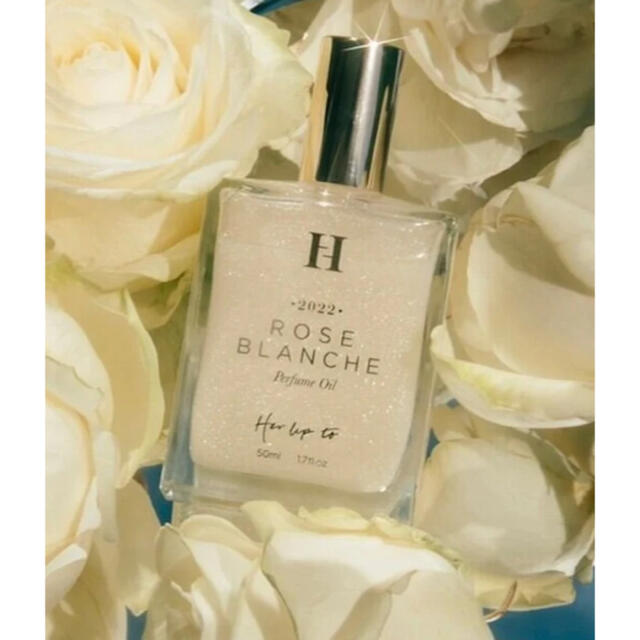 her lip to Perfume Oil ROSE BLANCHE