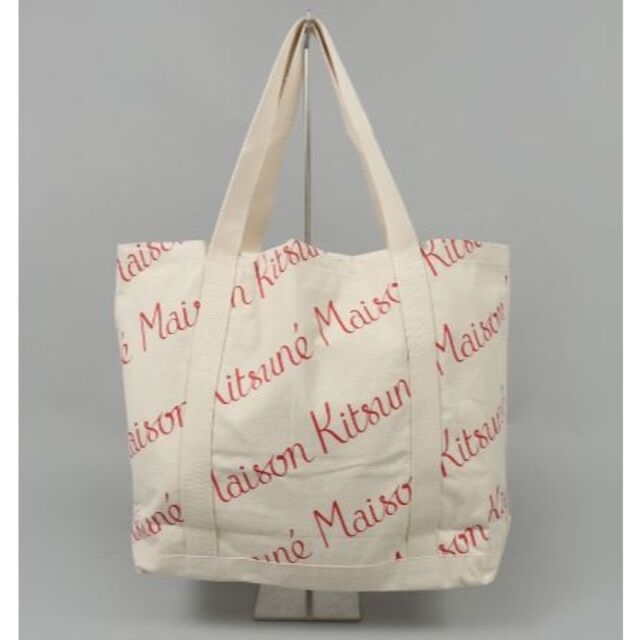 MAISON KITSUNE'(メゾンキツネ)のメゾンキツネ バッグ トート コットン A4 モノグラム ロゴ カバン 鞄 レディースのバッグ(トートバッグ)の商品写真