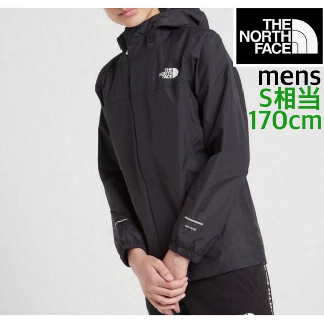 海外限定】TNF メンズ ジュニア ウィンドブレーカー ブラック 170