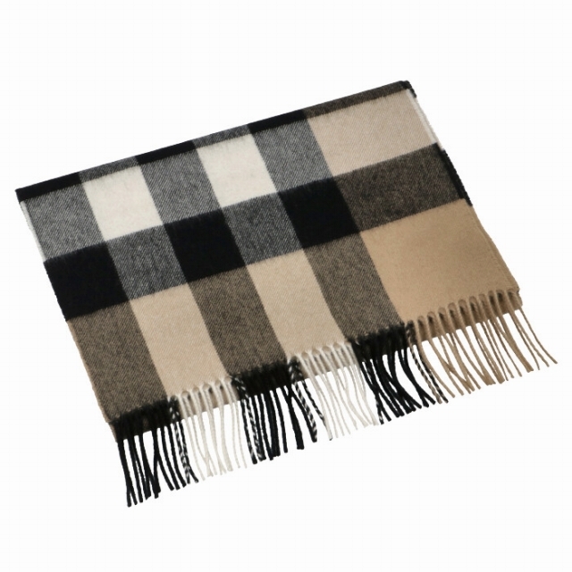 BURBERRY マフラー カシミアスカーフ ストール メガチェック