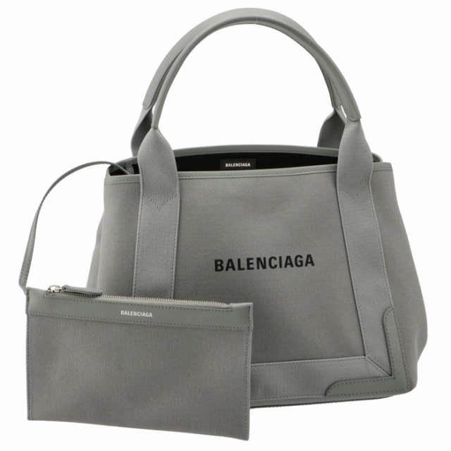 BALENCIAGA トートバッグ スモール NAVY CABAS S