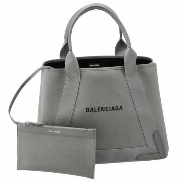 BALENCIAGA トートバッグ ネイビー カバ NAVY CABAS M | フリマアプリ ラクマ