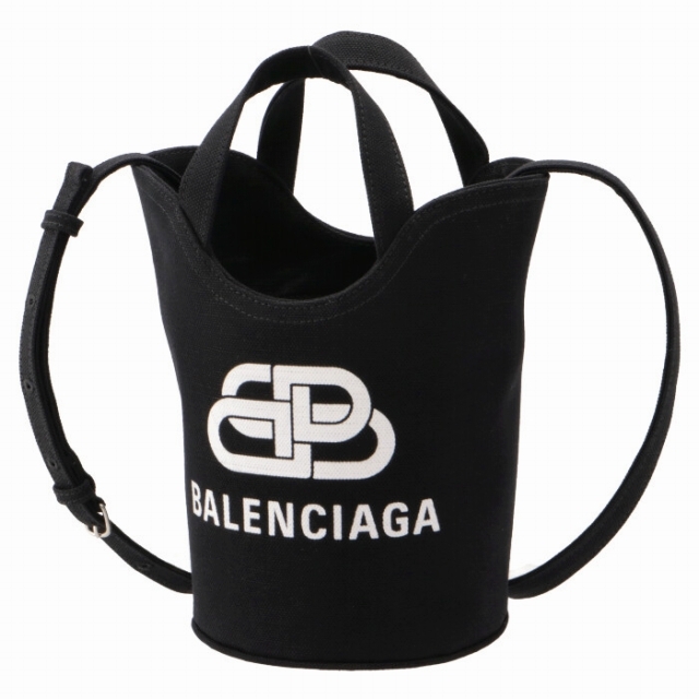 BALENCIAGA バレンシアガ WAVE XS TOTE BAG BLACK