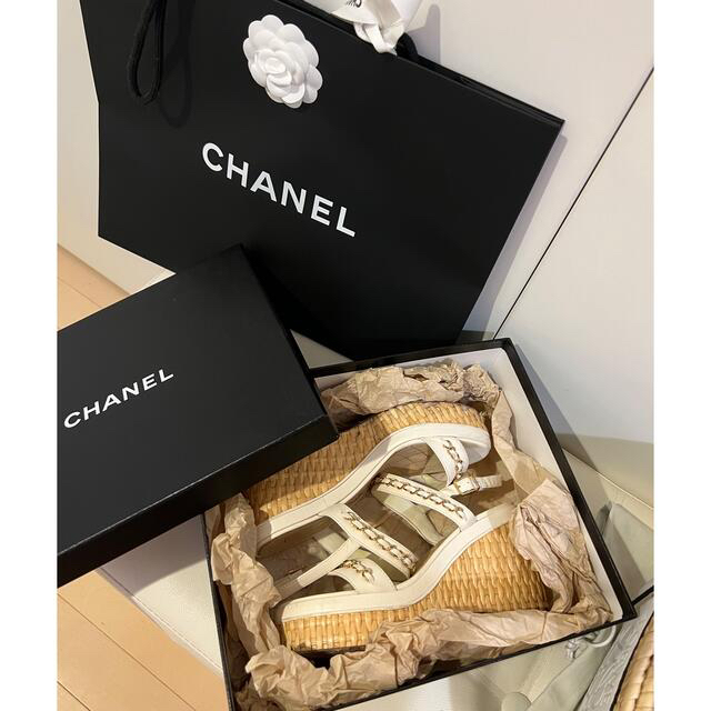 CHANEL  サンダル 24.5cm