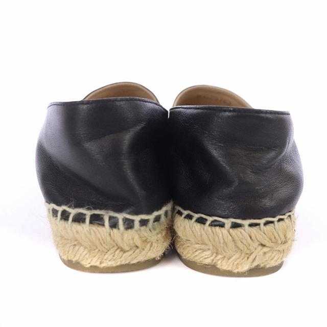 CHANEL(シャネル)のシャネル スリッポン ココマーク 39 24.5cm ブラック 黒 G29762 レディースの靴/シューズ(ローファー/革靴)の商品写真