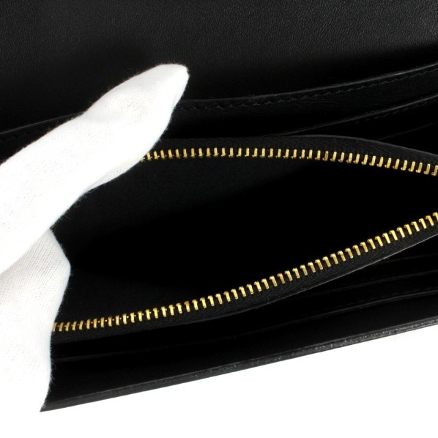 SOPHIE HULME(ソフィーヒュルム)のソフィーヒュルム Sophie Hulme 長財布 二つ折り レザー 黒 レディースのファッション小物(財布)の商品写真