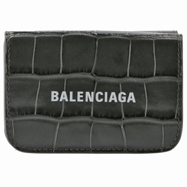 BALENCIAGA 財布 三つ折り ミニ財布 ロゴ キャッシュ