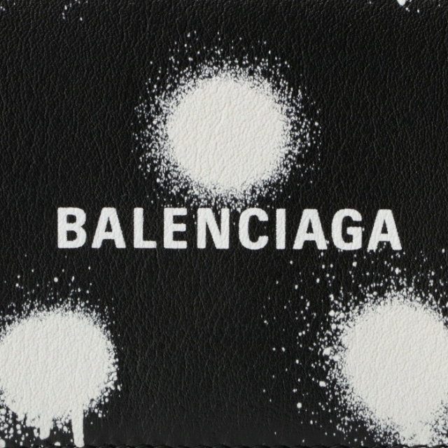 Balenciaga(バレンシアガ)のBALENCIAGA 財布 三つ折り ミニ ロゴ キャッシュ ドット レディースのファッション小物(財布)の商品写真